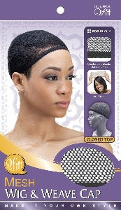 Mesh Wig & Weave Cap / Black