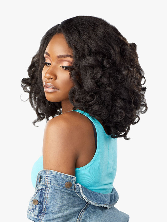 Sensationnel Premium Fiber Curls Kinks & Co Textured Clip-In - Top Lady 10"