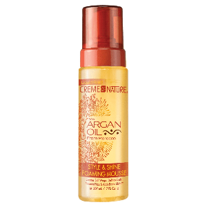 CREME OF NATURE ARGAN OIL STYLE & SHINE FOAMING MOUSSE