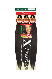 Outre X-Pression: 3X Ultra Pre-Stretched Kanekalon Braid 52"